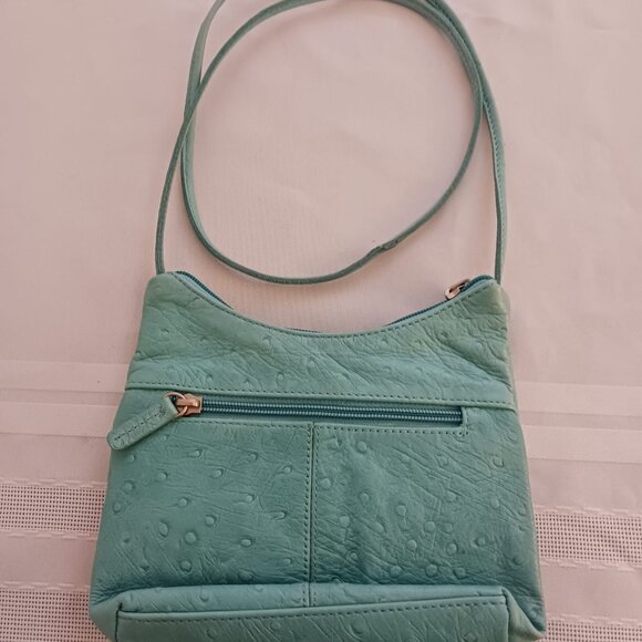 Stone Mountain Leather Teal Purse - Picture 10 of 10